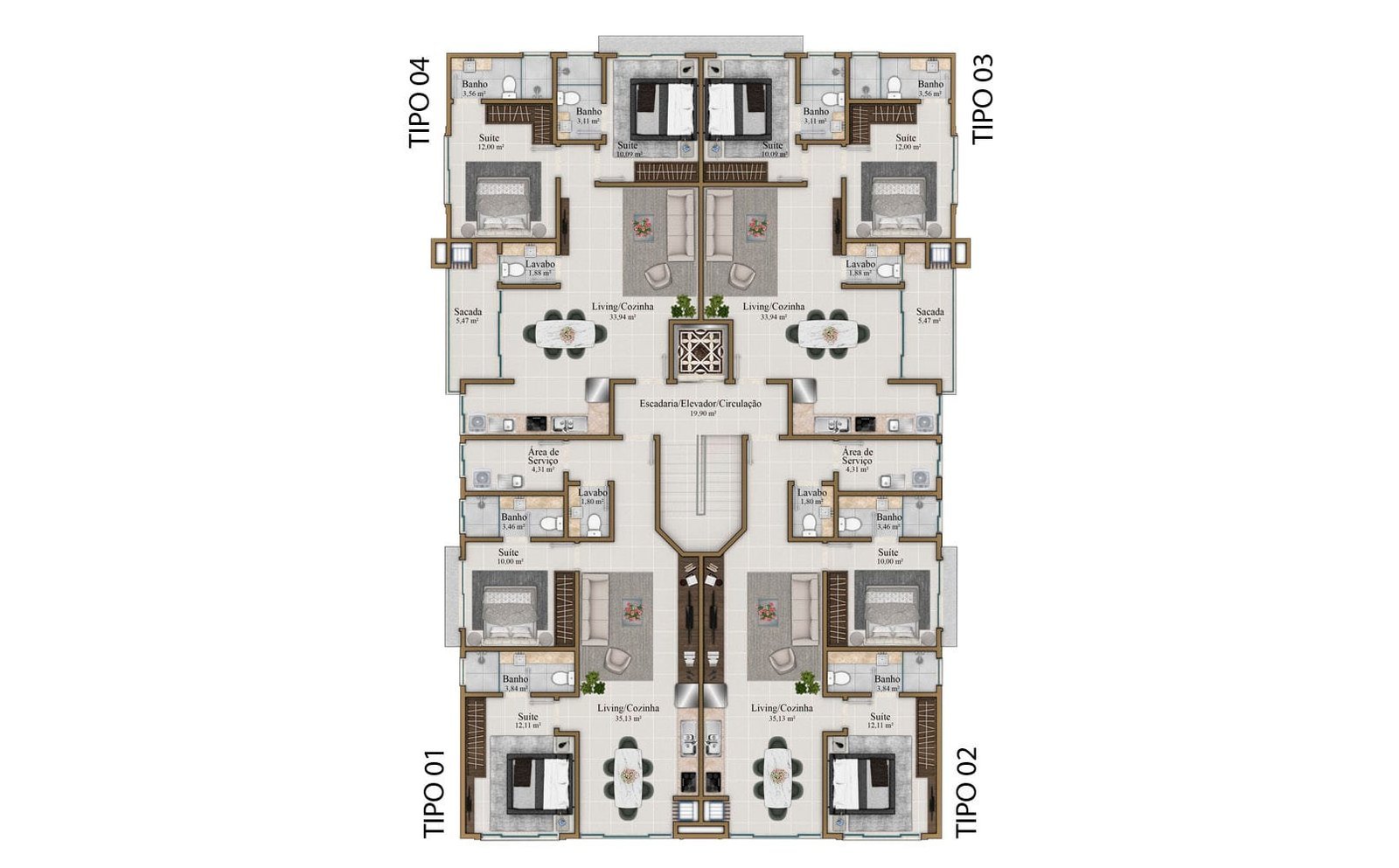 Marlim Branco Residencial Bombinhas