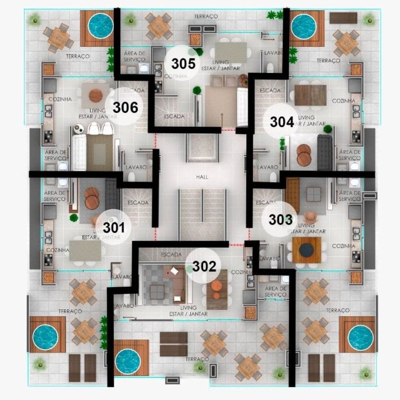 Residencial Caraíbas Bombinhas