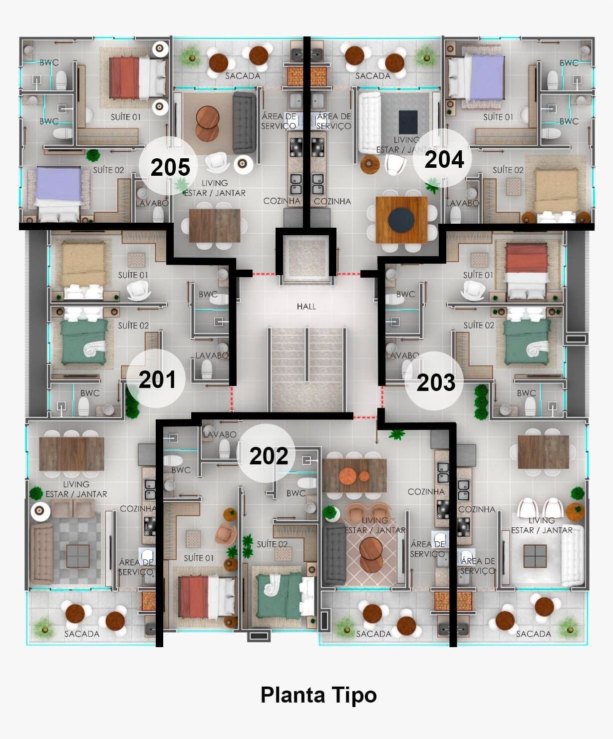 Residencial Caraíbas Bombinhas