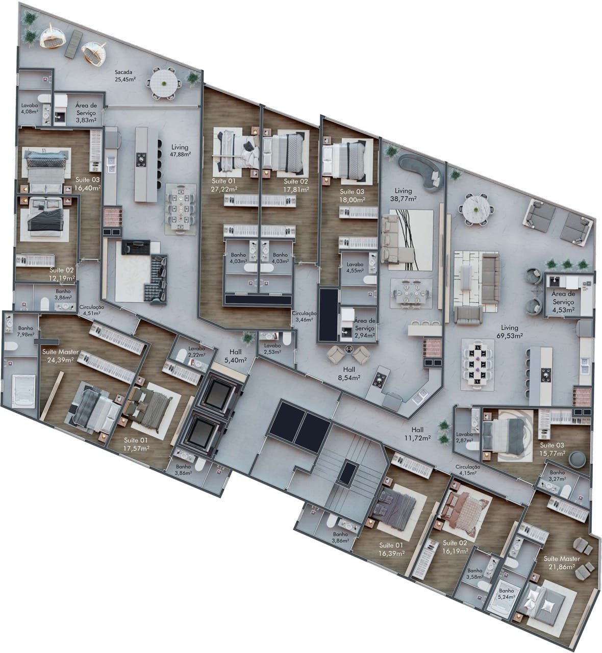 Strait Tower Frente Mar Itapema