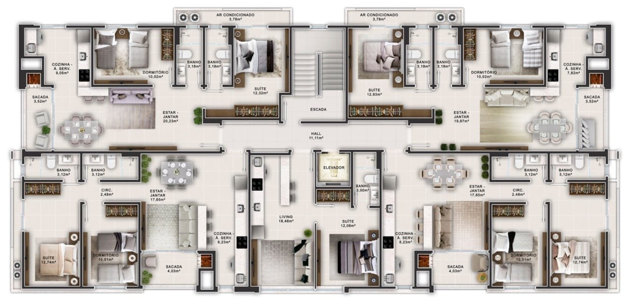 Continente Europeu Residencial Bombinhas