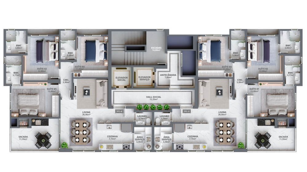 Le Voyage Residence Itapema