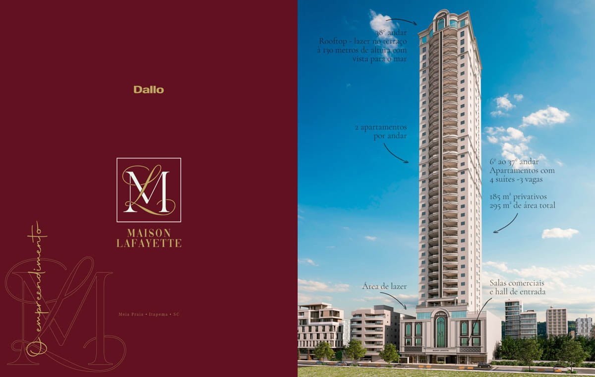 Maison Lafayette Lançamento Meia Praia