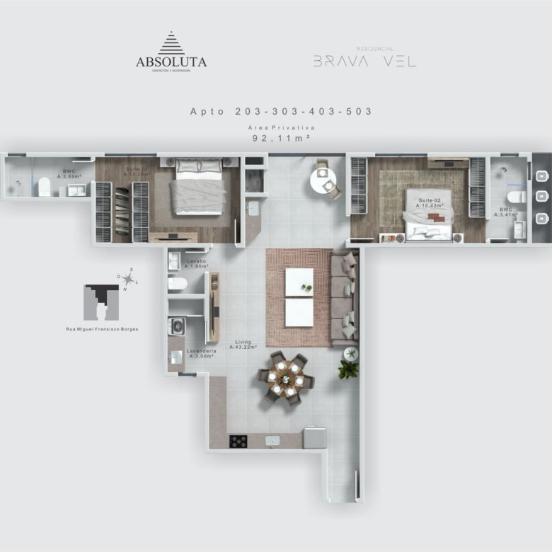 Brava Vel Residence Praia Brava Itajaí