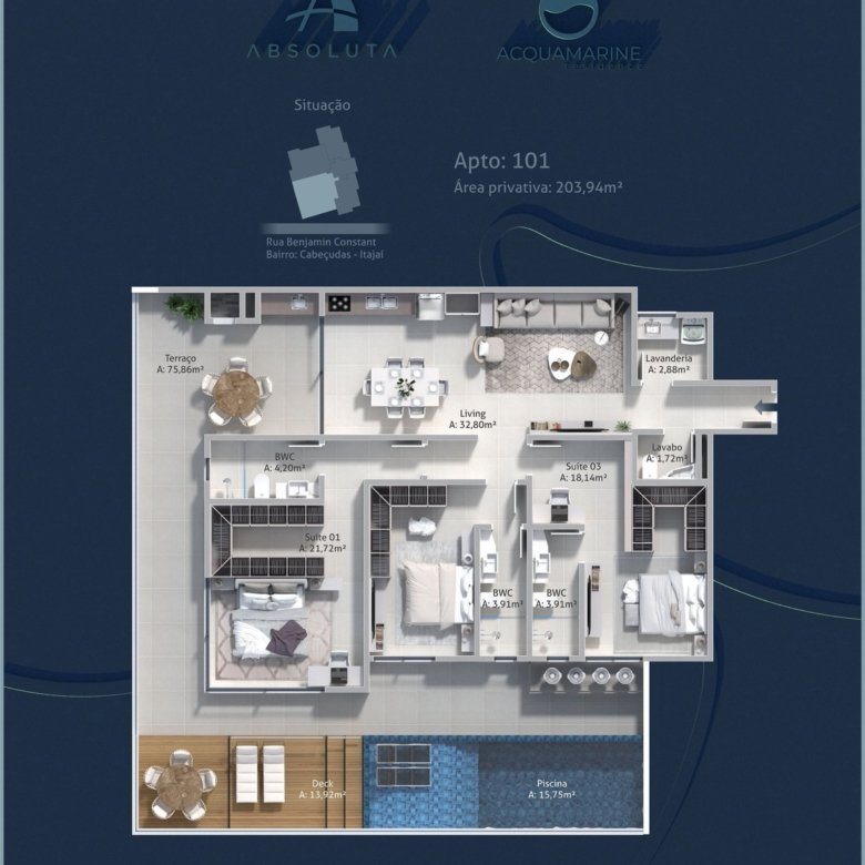 Acquamarine Residence Cabeçudas Itajaí